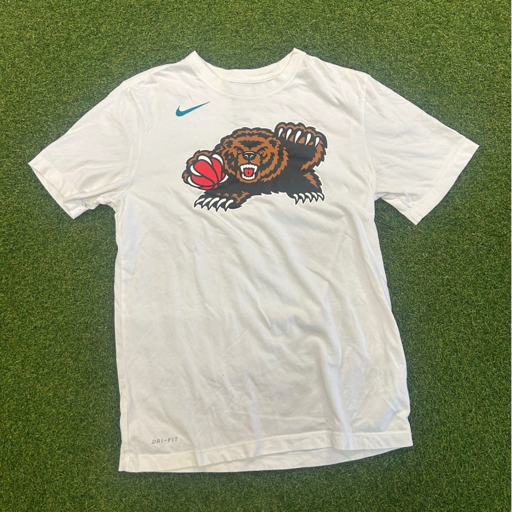Nike Memphis Grizzlies NBA Dri-FIT White Graphic T-Shirt Mens Small S